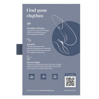 Мини-вибратор Womanizer Vibe Dark Blue, 3 авторежима + 10 уровней интенсивности — Просмотреть изображение 9