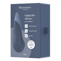 Мини-вибратор Womanizer Vibe Dark Blue, 3 авторежима + 10 уровней интенсивности — Просмотреть изображение 8