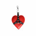 Брелок на карабіні для ключів Art of Heart Angel, Червоний