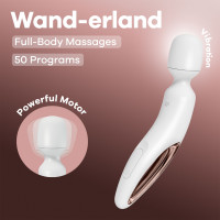 Вібромасажер Satisfyer Wand-erland (White/Rosegold) Вібромасажер Satisfyer Wand-erland (White/Rosegold)