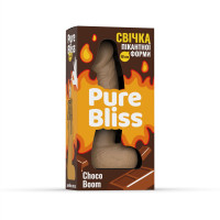 Ароматна свічка пікантної форми Pure Bliss Brown Choco Boom (Шоколад) 15 см