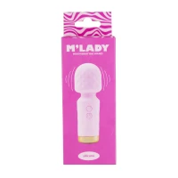 Вібромасажер M’Lady Mini Vibrating Wand Pink — Переглянути зображення 4