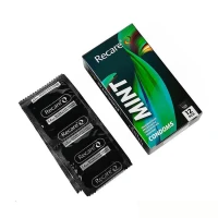 Презервативи Holographic Recare Ultra Thin Mint Condoms 12шт, ультратонкі, аромат: м'ята — Переглянути зображення 2