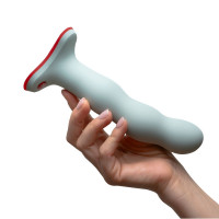 Фаллоимитатор Fun Factory BOUNCER Light Green, шарики внутри, эффект вибрации, диаметр 3,9 см — Просмотреть изображение 9