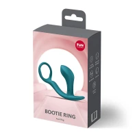 Анальна пробка з ерекційним кільцем Fun Factory BOOTIE RING Bottle Green — Переглянути зображення 12
