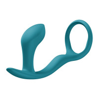 Анальна пробка з ерекційним кільцем Fun Factory BOOTIE RING Bottle Green