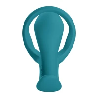 Анальна пробка з ерекційним кільцем Fun Factory BOOTIE RING Bottle Green — Переглянути зображення 4