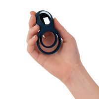 Эрекционное кольцо Boners Vibrating Double Cock Ring — Просмотреть изображение 8