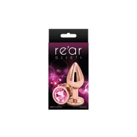 Анальна пробка NS Novelties Rear Assets - Rose Gold - Medium - Pink — Переглянути зображення 2