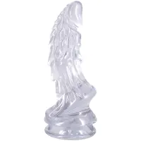 Фентезійний фалоімітатор Doc Johnson Crystal Jellies - Invader Dong 8.5 Inch - Clear — Просмотреть изображение 1