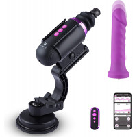 Міні секс-машина Hismith Mini Capsule Sex-Machine with Strong Suction Cup  (м'ята паковання!!!)