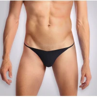 Чоловічі трусики XS-2XL з силіконовою анальною пробкою Art Sex - Sexy Panties plug size L Black — Переглянути зображення 2