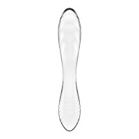 Двосторонній скляний дилдо Satisfyer Dazzling Crystal 1 Transparent (м'яте паковання!!!) — Переглянути зображення 3
