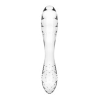 Двосторонній скляний дилдо Satisfyer Dazzling Crystal 1 Transparent (м'яте паковання!!!) — Переглянути зображення 5
