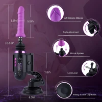 Міні секс-машина Hismith Mini Capsule Sex-Machine with Strong Suction Cup  (м'ята паковання!!!) — Просмотреть изображение 6
