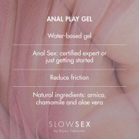 Анальный гель-смазка Bijoux Indiscrets Slow Sex Anal play gel (помяты упаковка и тюбик!!!) — Просмотреть изображение 6