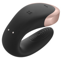 Смарт-вибратор для пар Satisfyer Double Love (Black) (мятая упаковка!!!) — Просмотреть изображение 3