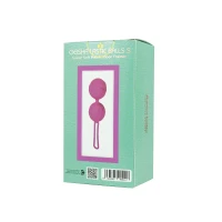 Вагінальні кульки Adrien Lastic Geisha Lastic Balls Mini Magenta (S), діаметр 3,4 см, вага 85 г — Переглянути зображення 4