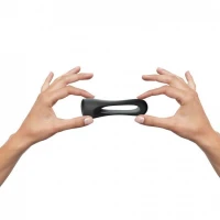 Ерекційне кільце подвійне Love To Love FLUX RING - BLACK ONYX — Переглянути зображення 4