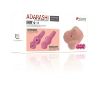 Мастурбатор-вагіна двошаровий Kokos Adarashi -3 Double Layer — Переглянути зображення 10