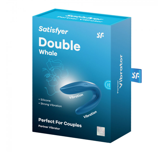Вібратор для пар Satisfyer Double Whale з двома моторчиками