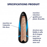 Запасной рукав-вставка для мастурбатора Satisfyer Men LUSTY TONGUES