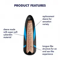 Запасний рукав-вставка для мастурбатора Satisfyer Men LUSTY TONGUES — Переглянути зображення 2