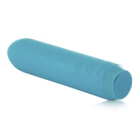 Мінівібратор Je Joue - Classic Bullet Vibrator Teal з глибокою вібрацією і фіксацією на палець  + подарунок косметичка — Просмотреть изображение 4