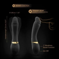 Вібратор Dorcel Tender Spot з гнучким стовбуром і м'яким кінчиком, з турборежимом — Переглянути зображення 12