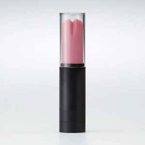 Вібратор-помада IROHA STICK Black, плавне збільшення потужності