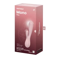 Смарт вібратор-кролик Satisfyer Mono Flex Mauve, 2 мотори, керування через інтернет — Просмотреть изображение 4