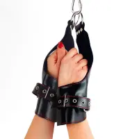 Поручі для підвісу Art of Sex – Fetish Hand Cuffs For Suspension, натуральна шкіра — Переглянути зображення 1