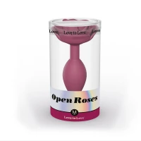 Силіконова анальна пробка Love To Love OPEN ROSES M SIZE - PLUM STAR — Переглянути зображення 5