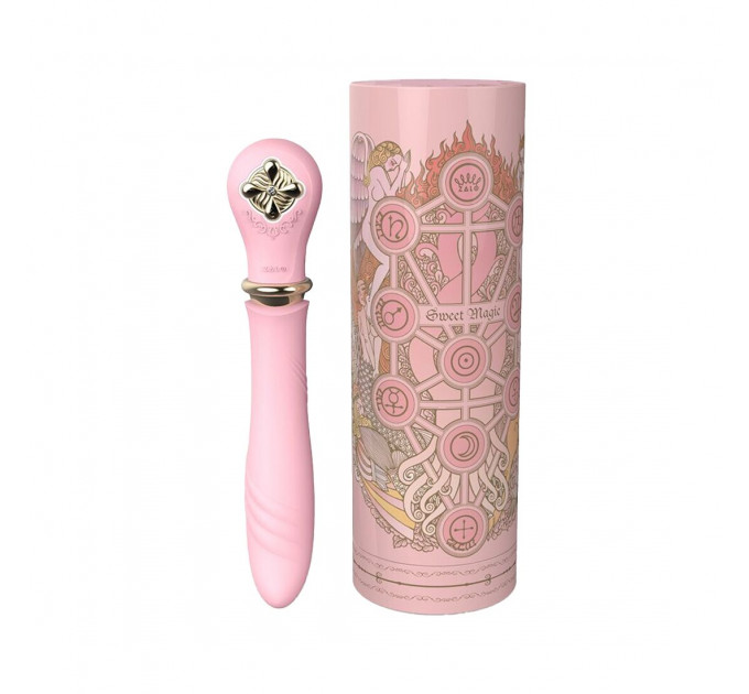 Пульсатор із підігрівом Zalo Sweet Magic - Desire Fairy Pink, турбо режим