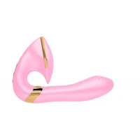 Вагінально-кліторальний вібратор Shunga Soyo Light Pink — Переглянути зображення 1