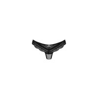 Напівпрозорі трусики з підвіскою Obsessive Ivannes panties black L/XL, чорні — Переглянути зображення 5