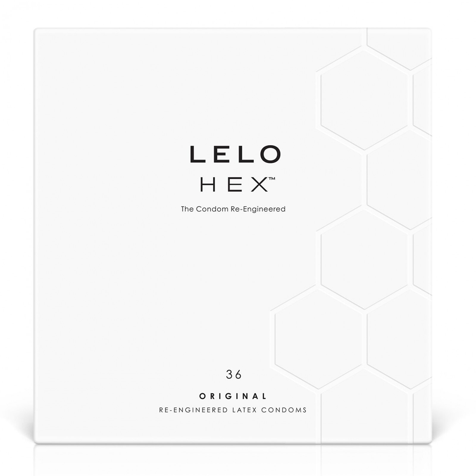 Презервативи LELO HEX Condoms Original 36 Pack, тонкі та суперміцні