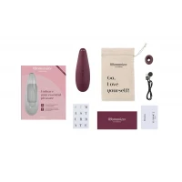 Вакуумний кліторальний стимулятор Womanizer Classic 2 - Bordeaux, 10 режимів, функція Afterglow — Переглянути зображення 6