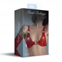 Ліф класичний Feral Feelings - Bikini Top Red Trasparent — Переглянути зображення 2