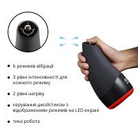 Преміальний мастурбатор Otouch CHIVEN 3, 6 режимів, 3 рівні інтенсивності, підігрів, джойстик