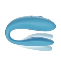 Смарт-вібратор для пар We-Vibe Sync GO Turquoise, тревел-кейс — Просмотреть изображение 2