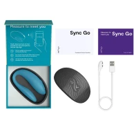Смарт-вібратор для пар We-Vibe Sync GO Turquoise, тревел-кейс — Просмотреть изображение 8