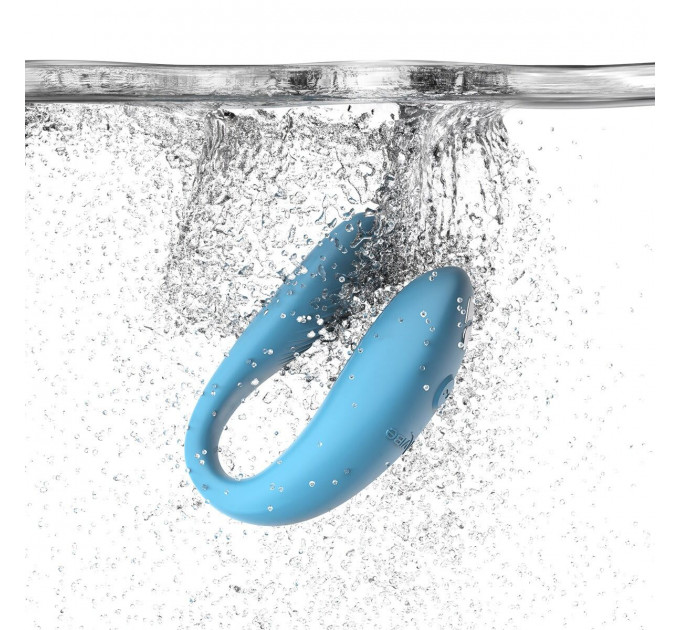 Смарт-вібратор для пар We-Vibe Sync GO Turquoise, тревел-кейс