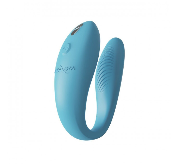 Смарт-вібратор для пар We-Vibe Sync GO Turquoise, тревел-кейс