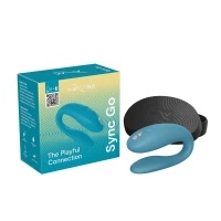 Смарт-вібратор для пар We-Vibe Sync GO Turquoise, тревел-кейс — Просмотреть изображение 10