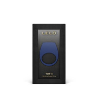 Эрекционное кольцо с вибрацией LELO Tor 3 Base Blue, управление со смартфона