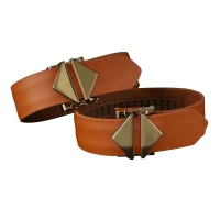 Набір для бондажу LOCKINK 8-Bondage-Straps Restraint Set, коричневий, 8 ременів з натуральної шкіри — Переглянути зображення 8