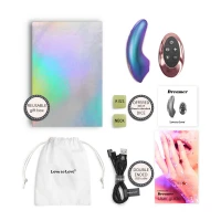 Вакуумний кліторальний стимулятор Love To Love DREAMER – IRIDESCENT TURQUOISE, пестощі язичком,пульт — Просмотреть изображение 5