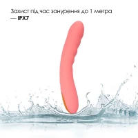 Смарт-вібратор з пульсацією Svakom Ava Neo Peach Pink, 15 режимів роботи, водонепроникний — Переглянути зображення 14