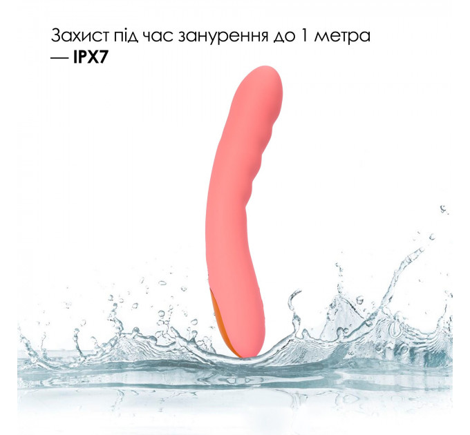 Смарт-вібратор з пульсацією Svakom Ava Neo Peach Pink, 15 режимів роботи, водонепроникний